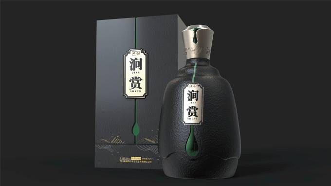 丰谷酒瓶型包装设计